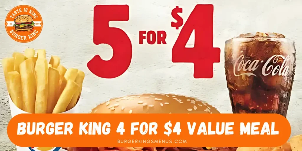 Burger King Menu